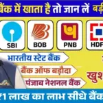 SBI, PNB, BOB, HDFC और Canara Bank खाताधारकों के लिए खुशखबरी! 2026 में मिलेगा ₹1 लाख का Instant Loan